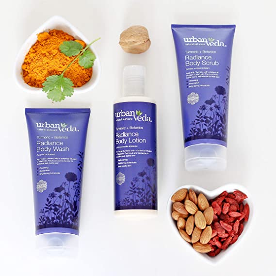 Urban Veda Radiance Turmeric Body Scrub 200 ml | Ayurvedic Turmeric With Infusion Of Coriander, Marigold & Patchouli | Cleanses, Brightens, Revitalises Lack Lustre Skin, Pack of 1 Urban Veda Radiance Turmeric Body Scrub 200 ml | Ayurvedic Turmeric With Infusion Of Coriander, Marigold & Patchouli | Cleanses, Brightens, Revitalises Lack Lustre Skin, Pack of 1