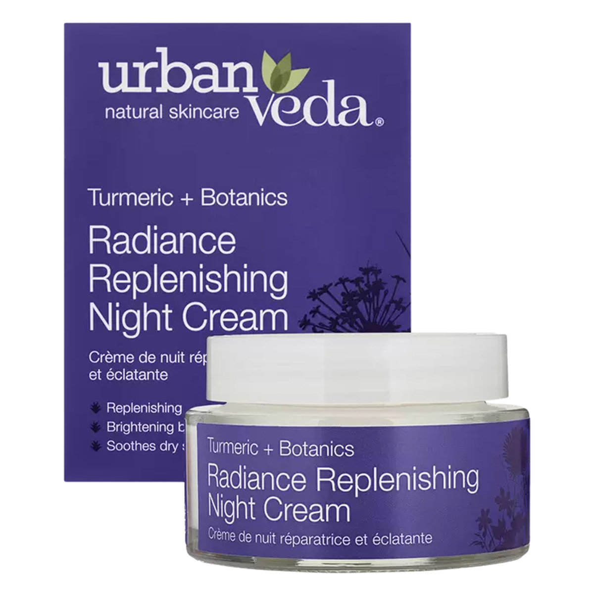 Urban Veda Radiance Replenishing Night Cream 50 ml | Brightens Skin Tones | Replenishing & Soothing Cream | For Dry Skin, Pack of 1 Urban Veda Radiance Replenishing Night Cream 50 ml | Brightens Skin Tones | Replenishing & Soothing Cream | For Dry Skin, Pack of 1