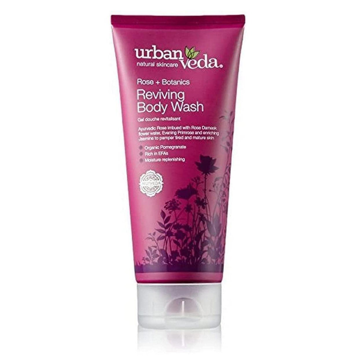 Urban Veda Reviving Rose Body Wash, 200 ml | Pomegranate, Evening Primrose, Rose Damask And Jasmine | Gentle Cleansing | Retain Moisture | For Taut And Tired Skin, Pack of 1 Urban Veda Reviving Rose Body Wash, 200 ml | Pomegranate, Evening Primrose, Rose Damask And Jasmine | Gentle Cleansing | Retain Moisture | For Taut And Tired Skin, Pack of 1