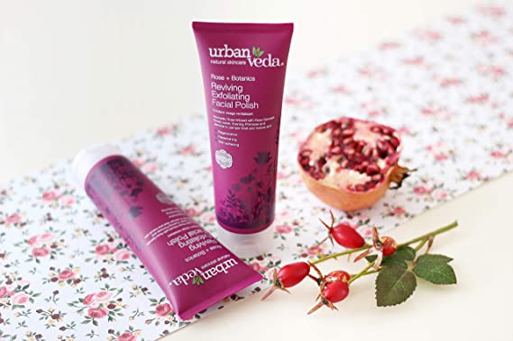 Urban Veda Reviving Exfoliating Facial Polish 125 ml | Rose, Rose Damask Flower Water, Primrose, Jasmine | For Tired & Mature Skin, Pack of 1 Urban Veda Reviving Exfoliating Facial Polish 125 ml | Rose, Rose Damask Flower Water, Primrose, Jasmine | For Tired & Mature Skin, Pack of 1
