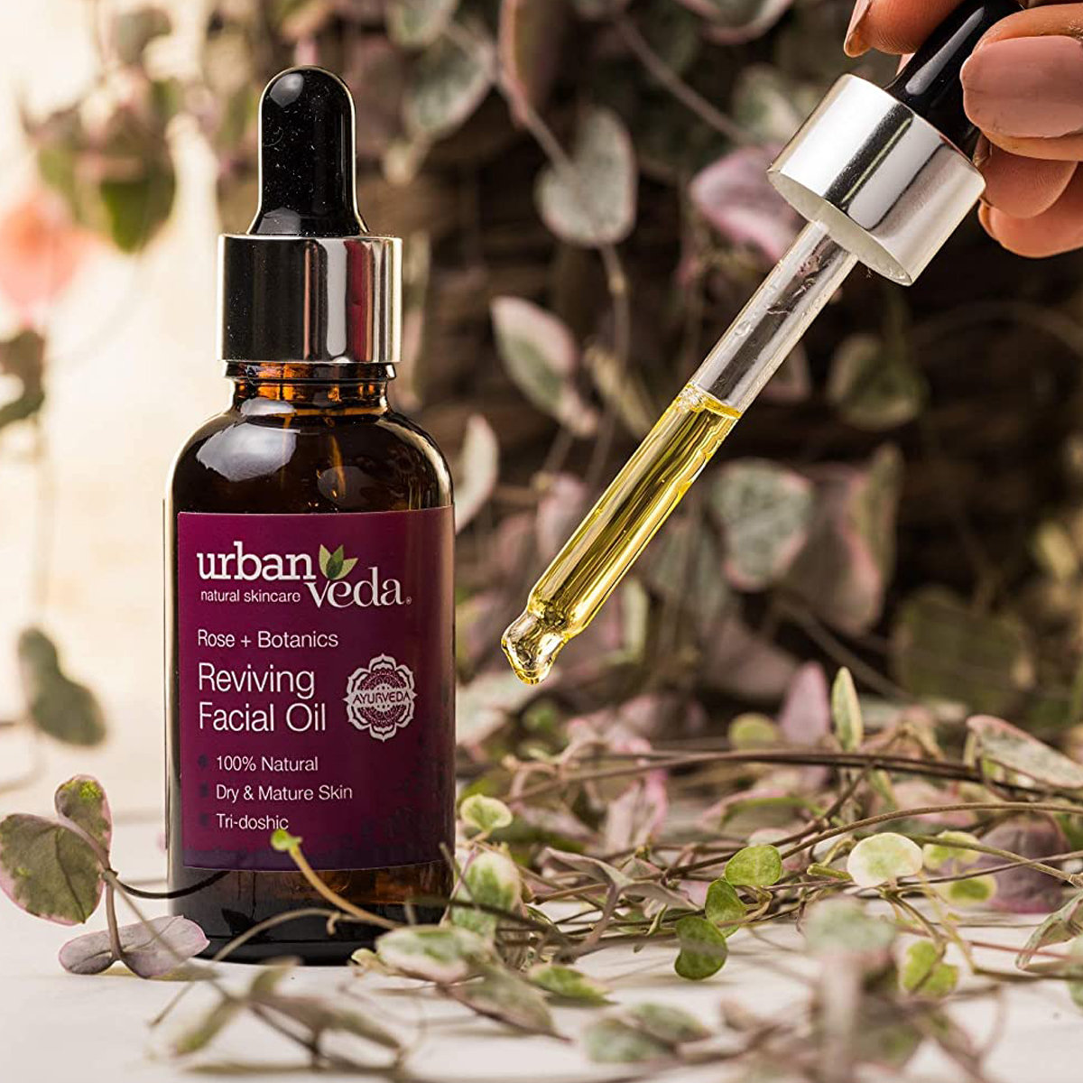 Urbanveda Reviving Facial Oil 30 ml | 100% Natural | Intense Revitalisation | For Dry And Mature Skin, Pack of 1 Urbanveda Reviving Facial Oil 30 ml | 100% Natural | Intense Revitalisation | For Dry And Mature Skin, Pack of 1