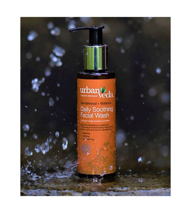 Urban Veda Daily Soothing Facial Wash 150 ml | Sandalwood, Palmarosa, Ylang Ylang | Helps in Balncing, Clarifying & Skin Softening | Soothes, Calms & Tones | For Sensitive Skin, Pack of 1 Urban Veda Daily Soothing Facial Wash 150 ml | Sandalwood, Palmarosa, Ylang Ylang | Helps in Balncing, Clarifying & Skin Softening | Soothes, Calms & Tones | For Sensitive Skin, Pack of 1