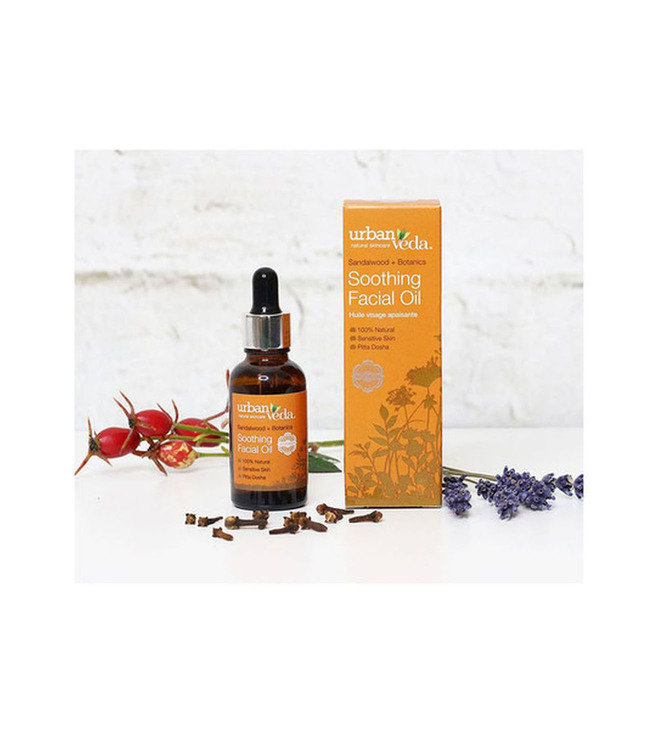 Urban Veda Soothing Sandalwood Facial Oil 30 ml | 100% Natural | For All Skin Type, Pack of 1 Urban Veda Soothing Sandalwood Facial Oil 30 ml | 100% Natural | For All Skin Type, Pack of 1