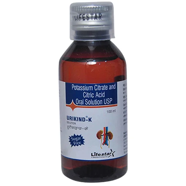 Urikind-K Solution 100 ml, Pack of 1 Solution