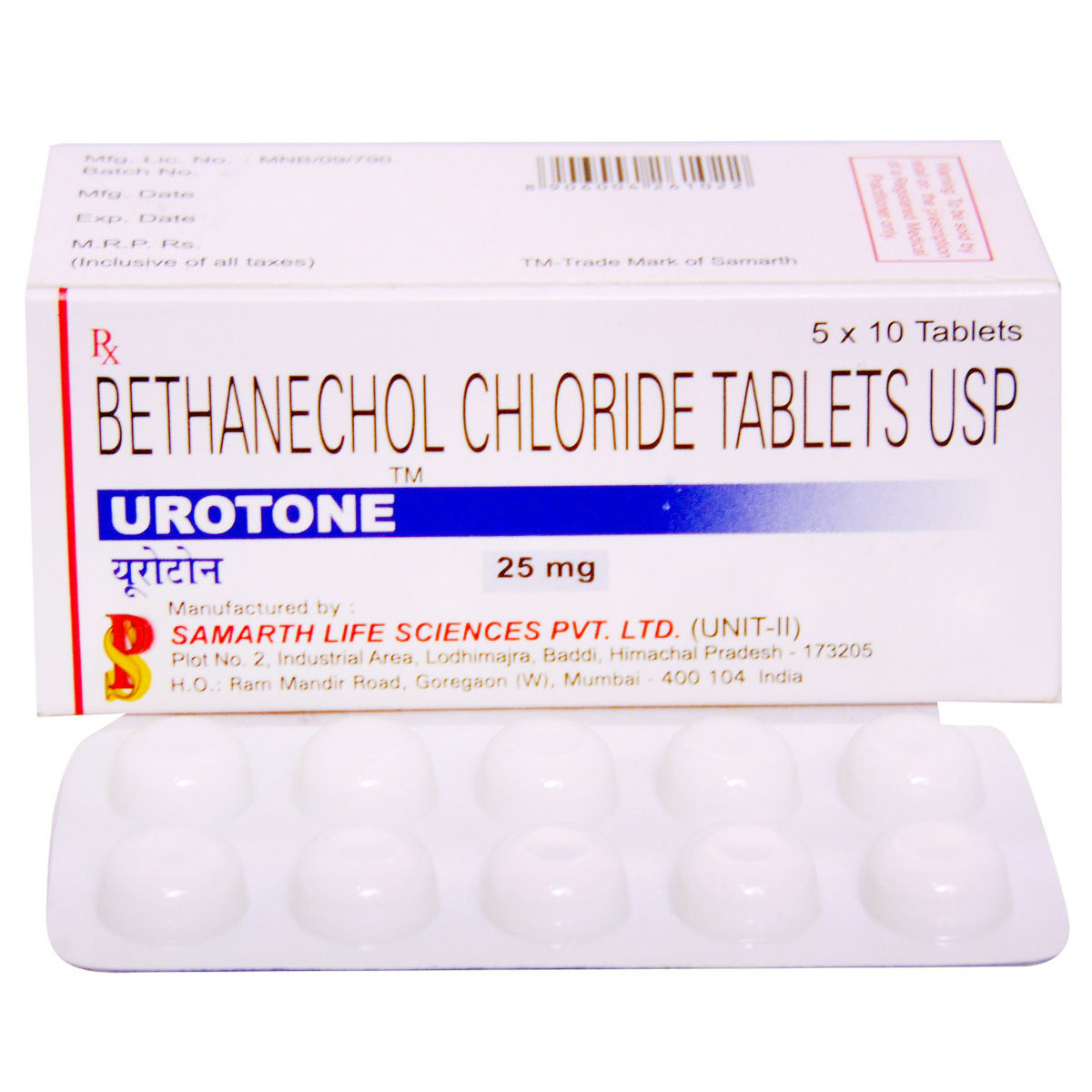 Buy Urotone 25 Tablet 10's Online