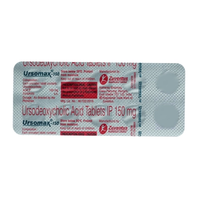 Ursomax 150mg Tablet 10's, Pack of 10 TABLETS