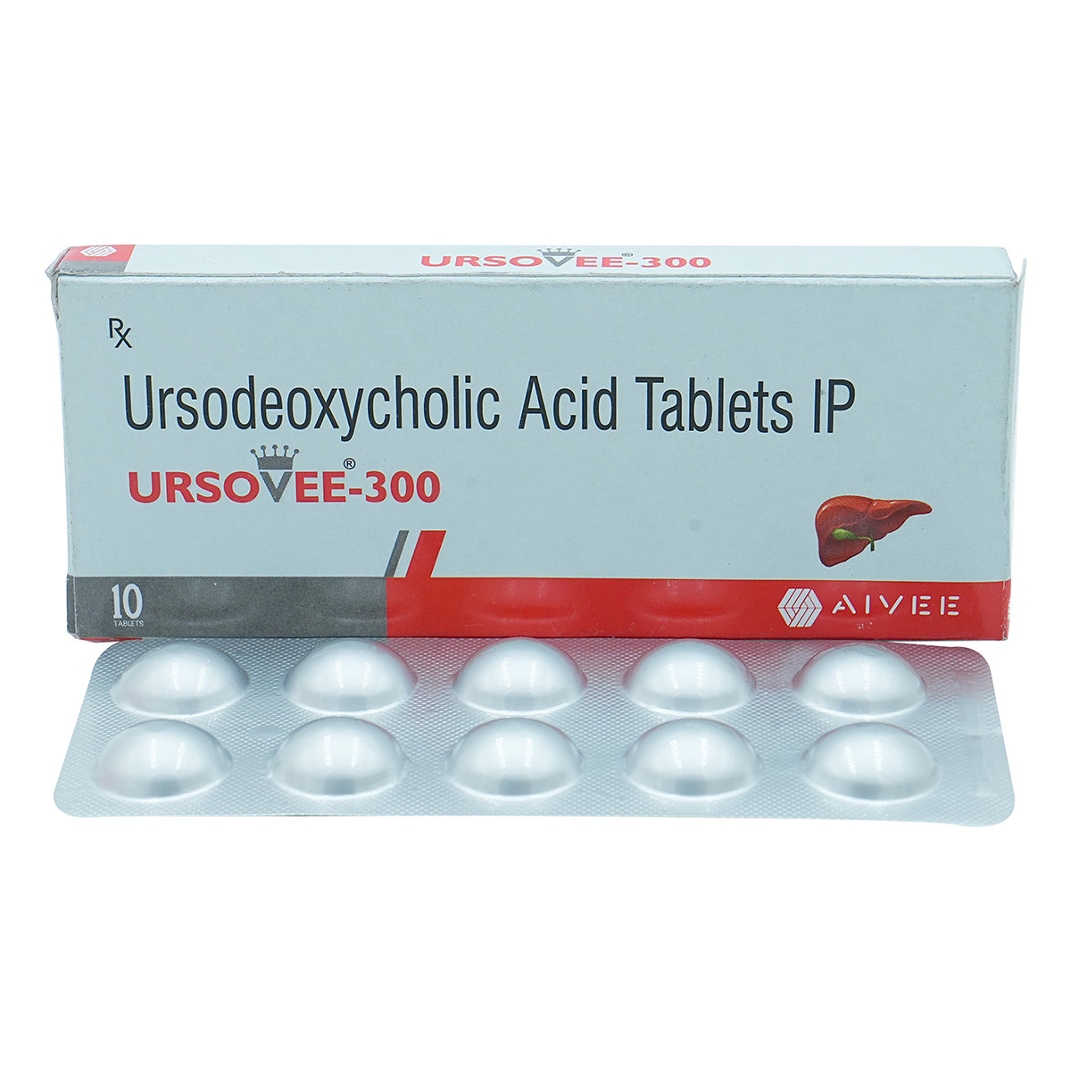 Ursovee-300 Tablet 10's, Pack of 10 TABLETS Ursovee-300 Tablet 10's, Pack of 10 TABLETS