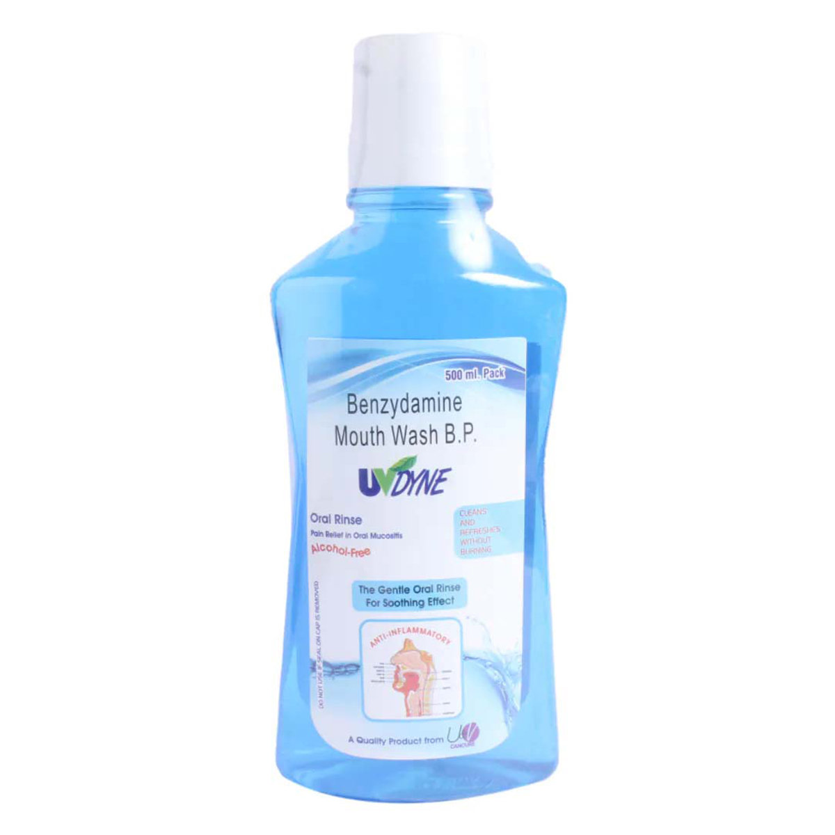 Uvdyne Mouthwash, 500 ml, Pack of 1 Uvdyne Mouthwash, 500 ml, Pack of 1