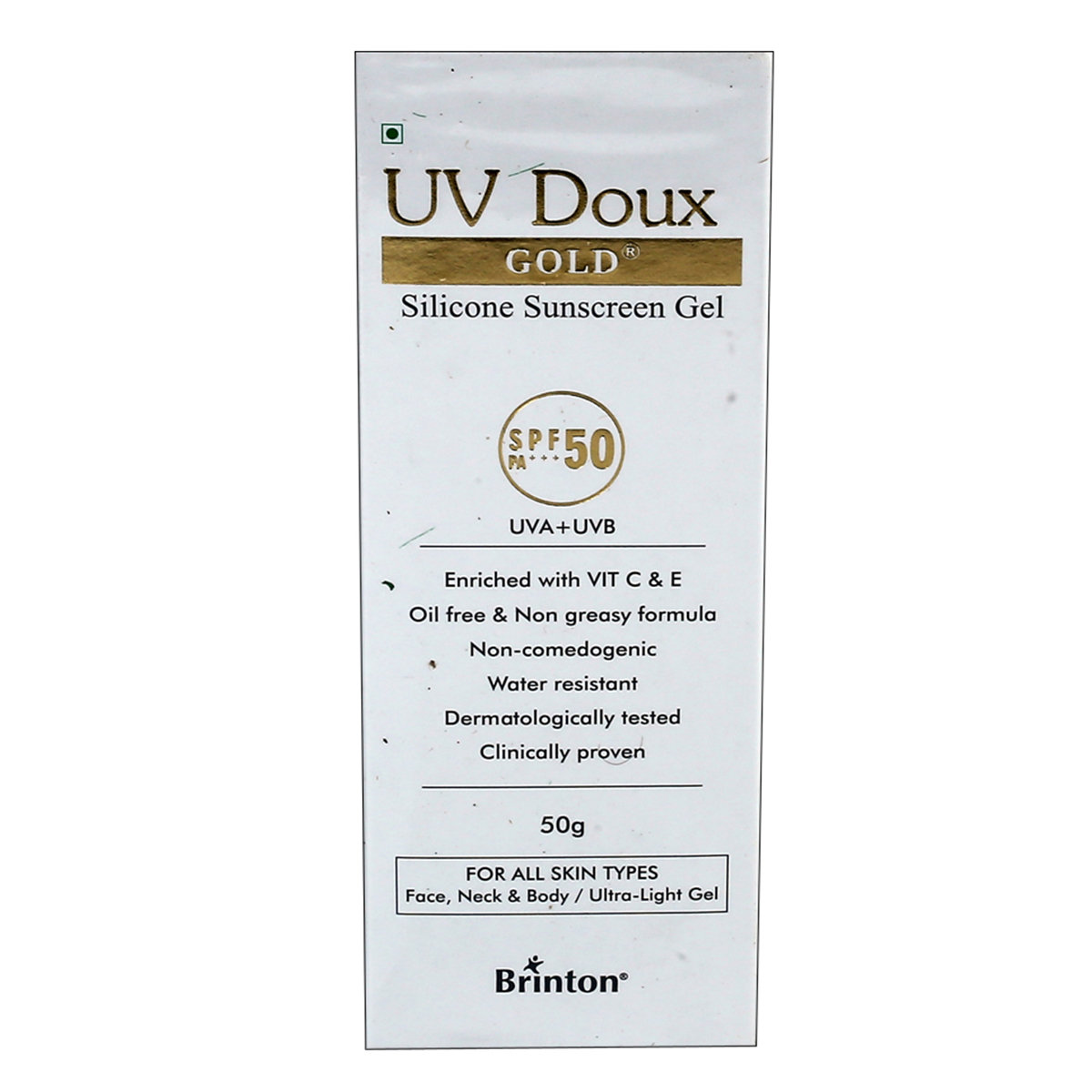 UV Doux Gold Spf 50 Silicone Sunscreen Gel 50 gm, Pack of 1 UV Doux Gold Spf 50 Silicone Sunscreen Gel 50 gm, Pack of 1