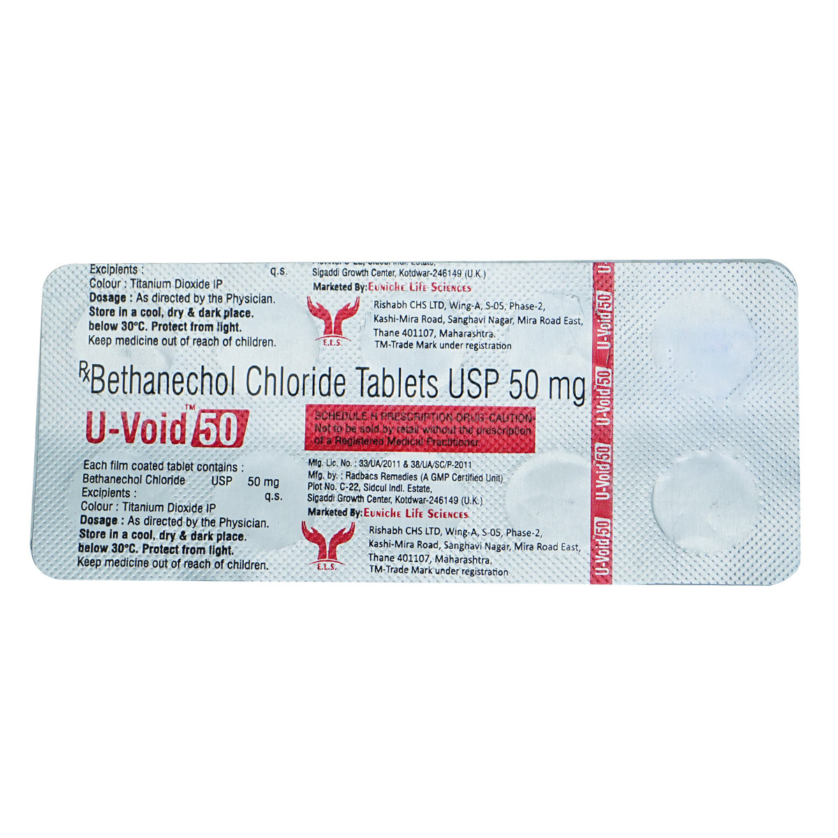 U-Void 50 Tablet 10's , Pack of 10 TABLETS U-Void 50 Tablet 10's , Pack of 10 TABLETS