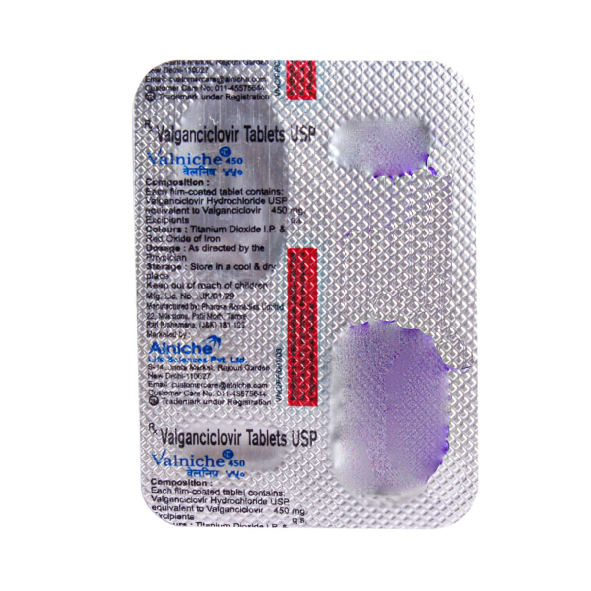 Buy VALNICHE TABLET 450MG Online