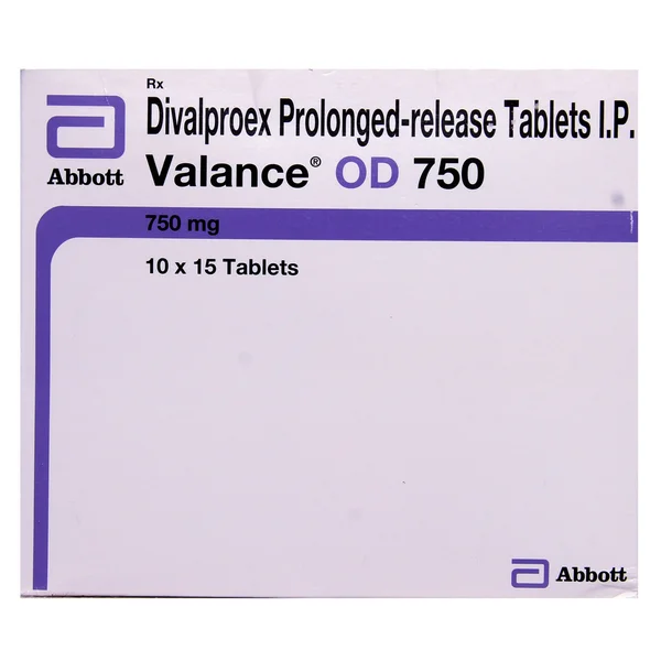 Valance OD 750 mg Tablet 15's, Pack of 15 TABLETS