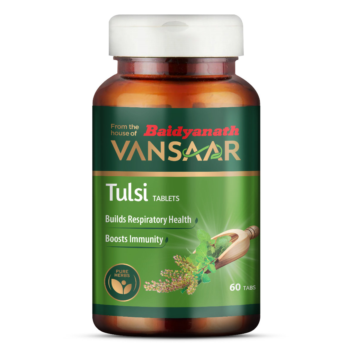 Baidyanath Vansaar Tulsi, 60 Tablets, Pack of 1 Baidyanath Vansaar Tulsi, 60 Tablets, Pack of 1