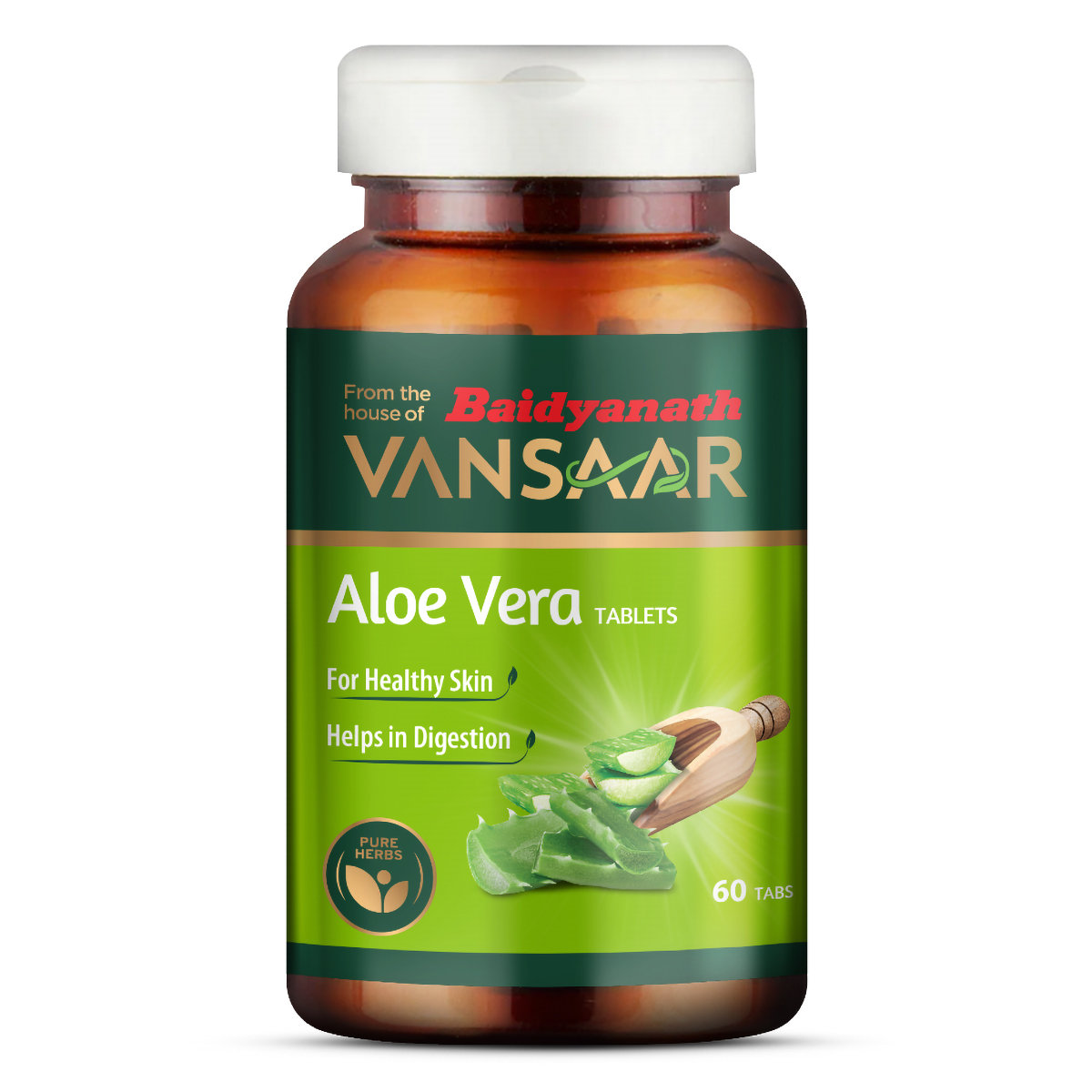 Baidyanath Vansaar Aloe Vera, 60 Tablets, Pack of 1 Baidyanath Vansaar Aloe Vera, 60 Tablets, Pack of 1