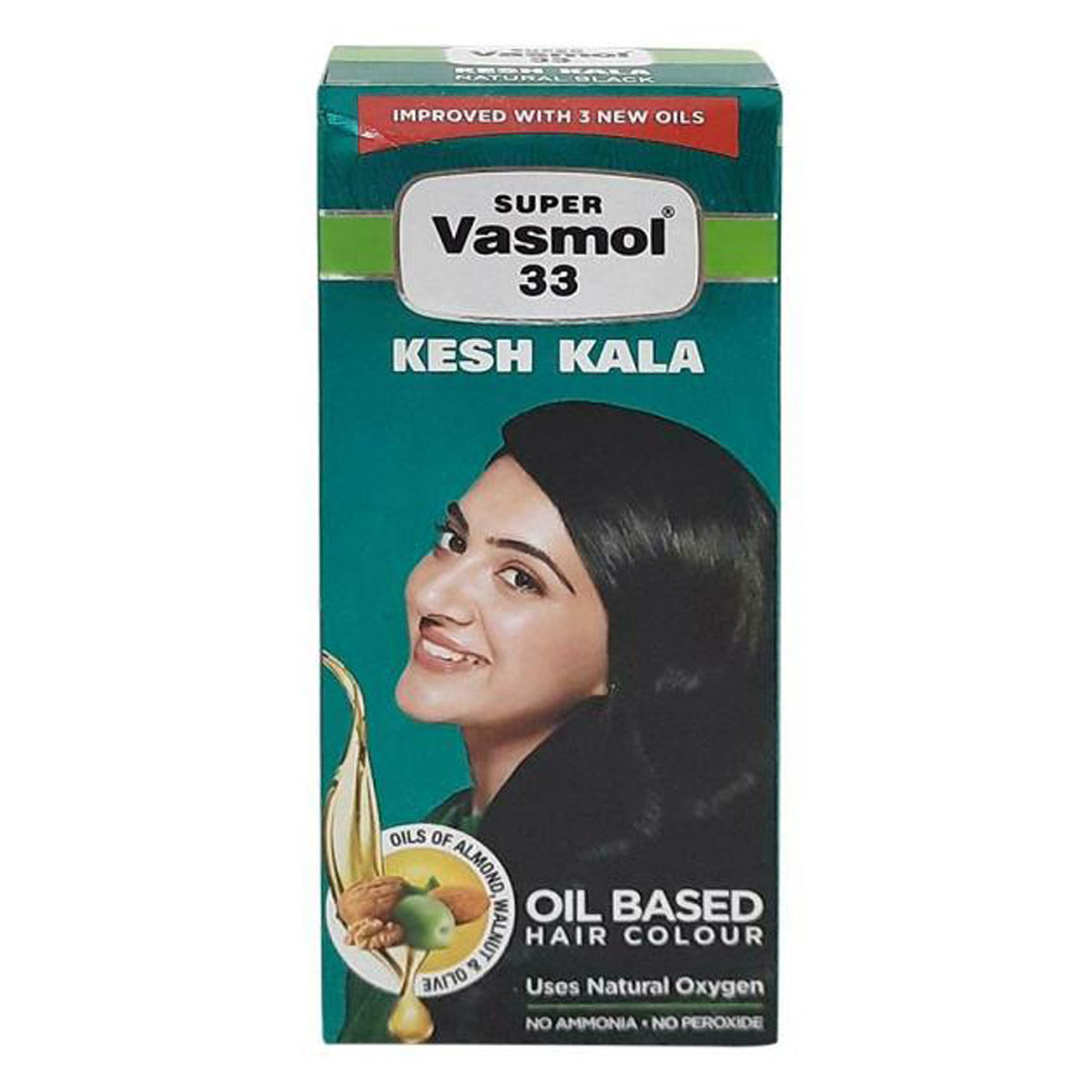Super Vasmol 33 Kesh Kala Hair Oil, 100 ml, Pack of 1 Super Vasmol 33 Kesh Kala Hair Oil, 100 ml, Pack of 1