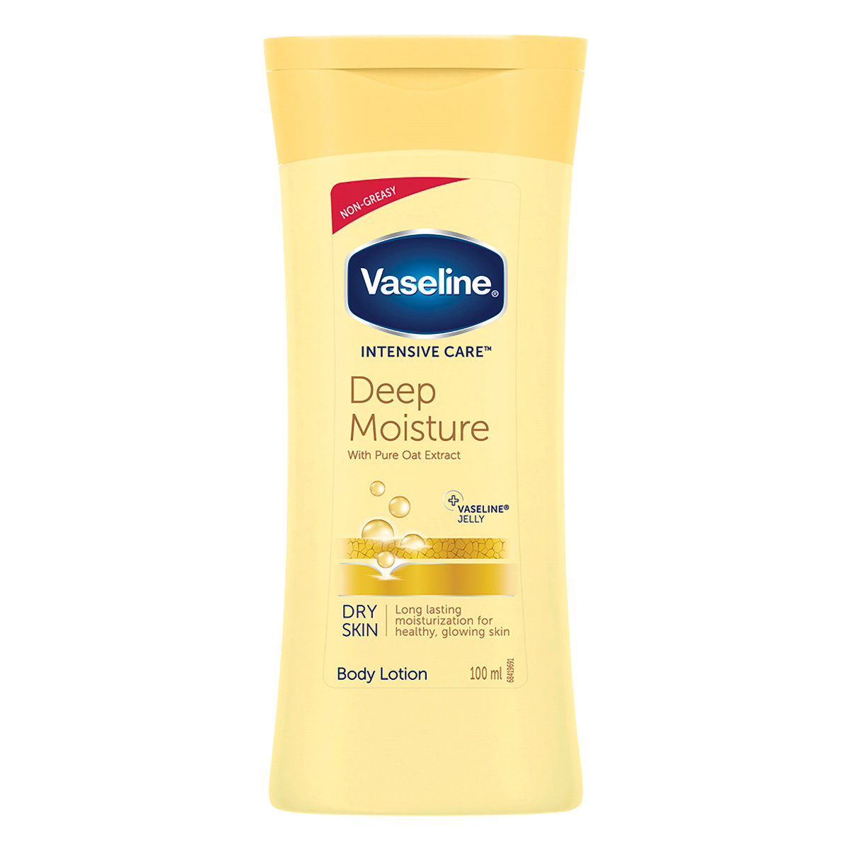 Vaseline Intensive Care Deep Moisture Body Lotion 100 ml | Long Lasting Moisturization Upto 48 Hrs | Non Greasy & Fast Absorbing | For Dry Skin, Pack of 1 Vaseline Intensive Care Deep Moisture Body Lotion 100 ml | Long Lasting Moisturization Upto 48 Hrs | Non Greasy & Fast Absorbing | For Dry Skin, Pack of 1