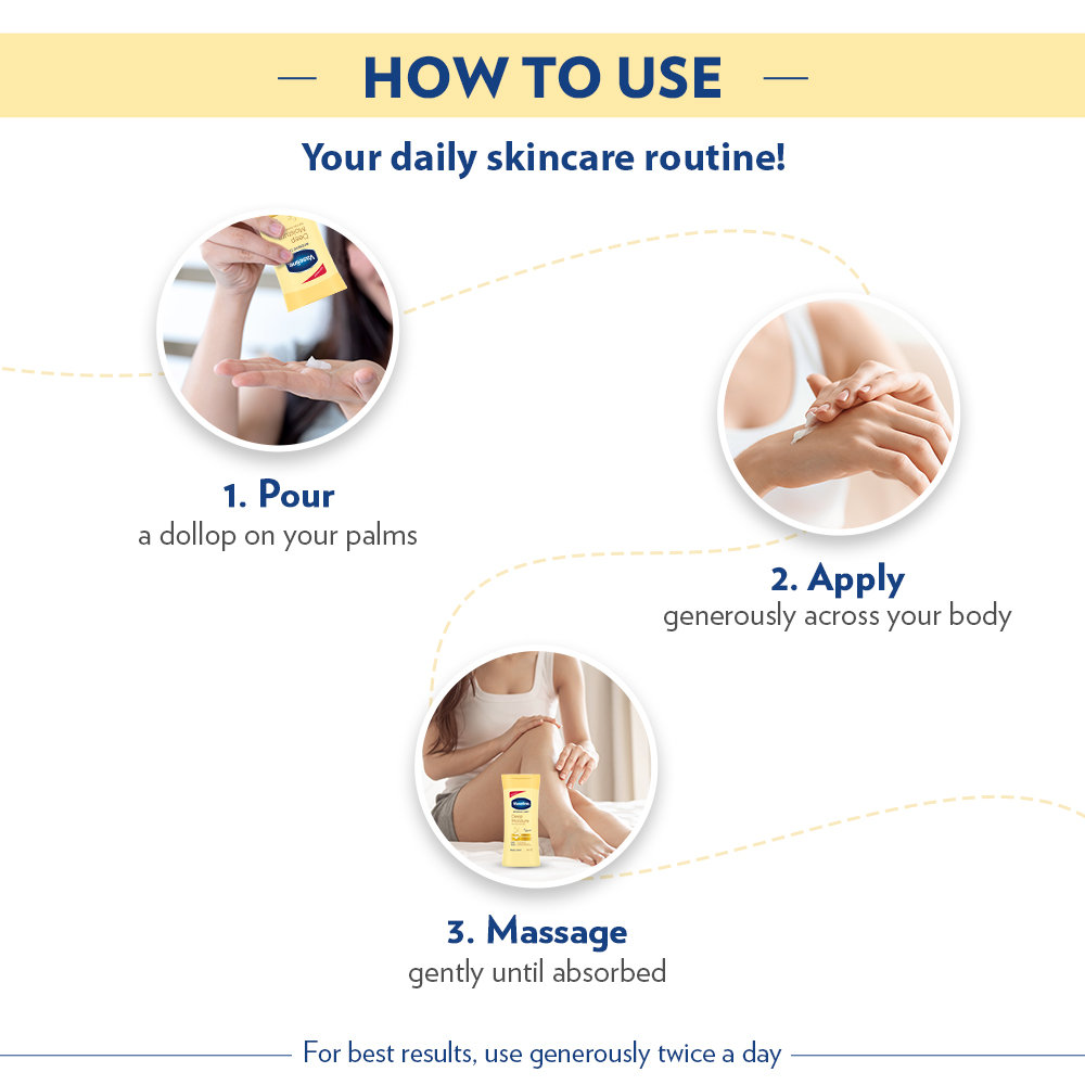 Vaseline Intensive Care Deep Moisture Body Lotion 100 ml | Long Lasting Moisturization Upto 48 Hrs | Non Greasy & Fast Absorbing | For Dry Skin, Pack of 1 Vaseline Intensive Care Deep Moisture Body Lotion 100 ml | Long Lasting Moisturization Upto 48 Hrs | Non Greasy & Fast Absorbing | For Dry Skin, Pack of 1