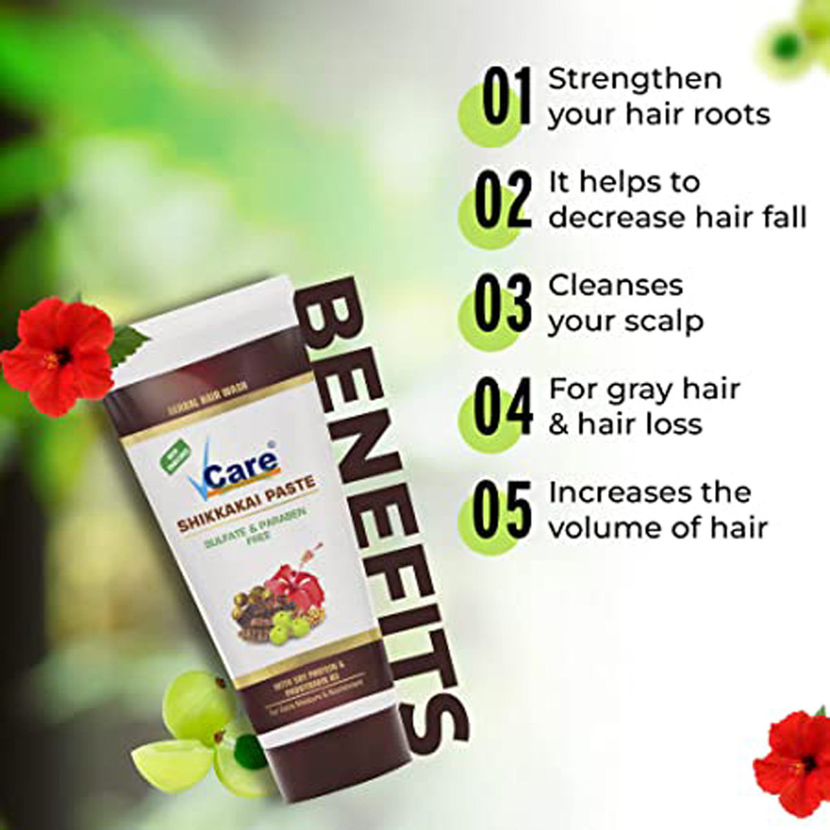 Vcare Shikkakai Paste, 150 gm, Pack of 1 Vcare Shikkakai Paste, 150 gm, Pack of 1