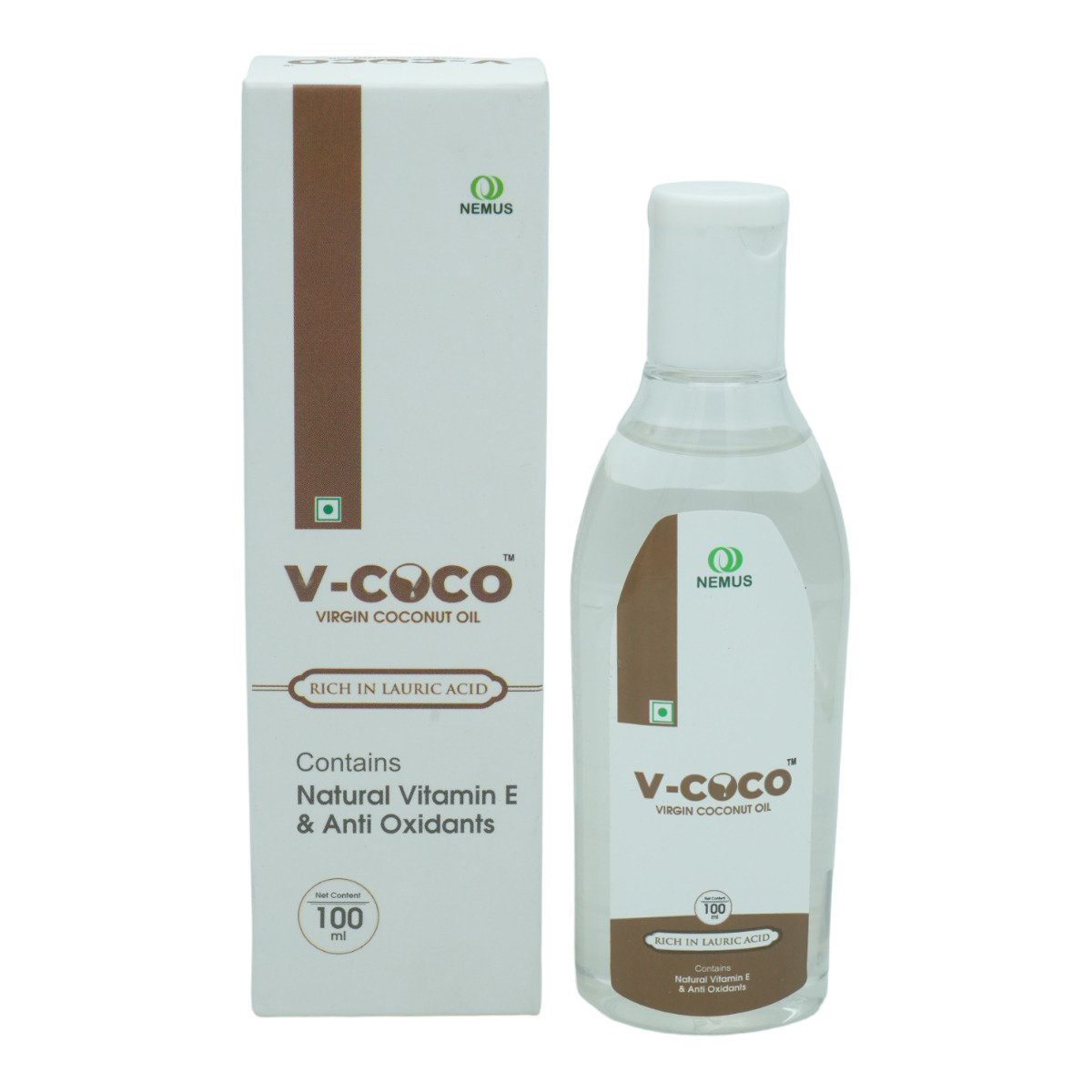 V-Coco Virgin Coconut Oil 100 ml, Pack of 1 V-Coco Virgin Coconut Oil 100 ml, Pack of 1