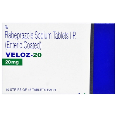 Veloz-20 Tablet 15's, Pack of 15 TABLETS