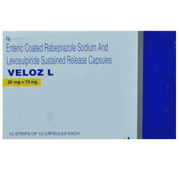 Veloz L Capsule 10's, Pack of 10
