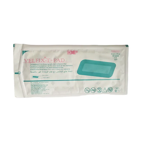 Velfix-T 10 cm x 25 cm with Pad, 1 Count, Pack of 1