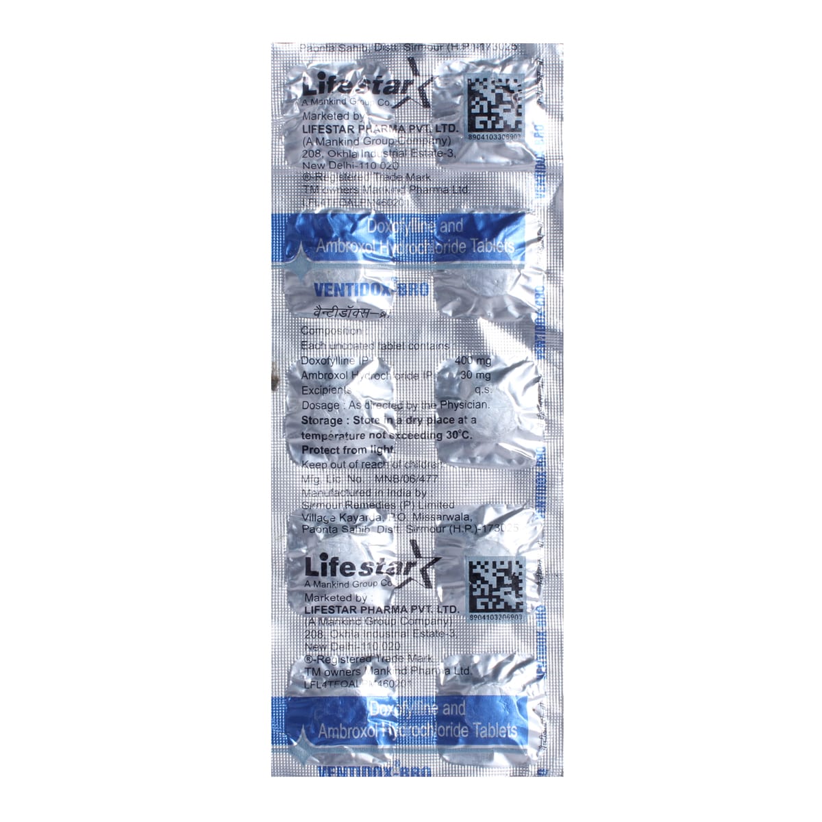 Ventidox-Bro Tablet 10's, Pack of 10 TabletS Ventidox-Bro Tablet 10's, Pack of 10 TabletS