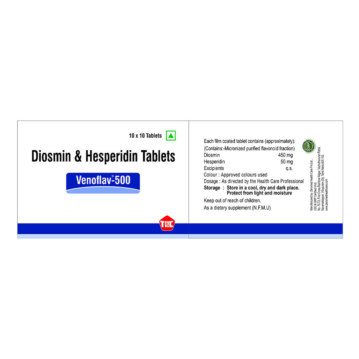 Venoflav-500 Tablet 10's, Pack of 10 TABLETS Venoflav-500 Tablet 10's, Pack of 10 TABLETS