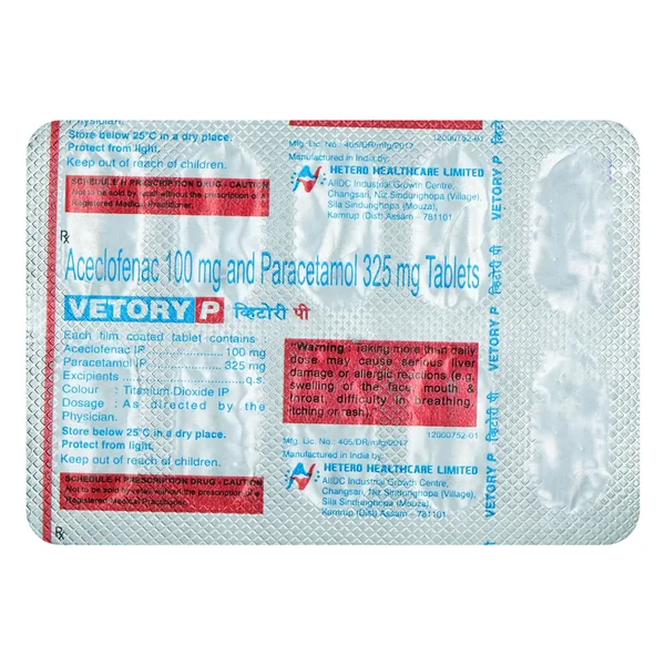 VETORY P TABLET, Pack of 10 TABLETS