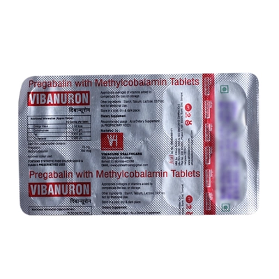 Vibanuron Tablet 10's, Pack of 10 TABLETS