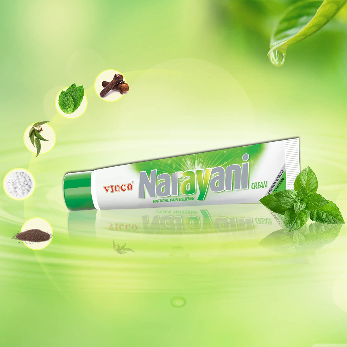 Vicco Narayani Cream 30 gm | Pain Reliever | For Muscular, Joint & Knee Pain | Ayurvedic Cream, Pack of 1 Vicco Narayani Cream 30 gm | Pain Reliever | For Muscular, Joint & Knee Pain | Ayurvedic Cream, Pack of 1