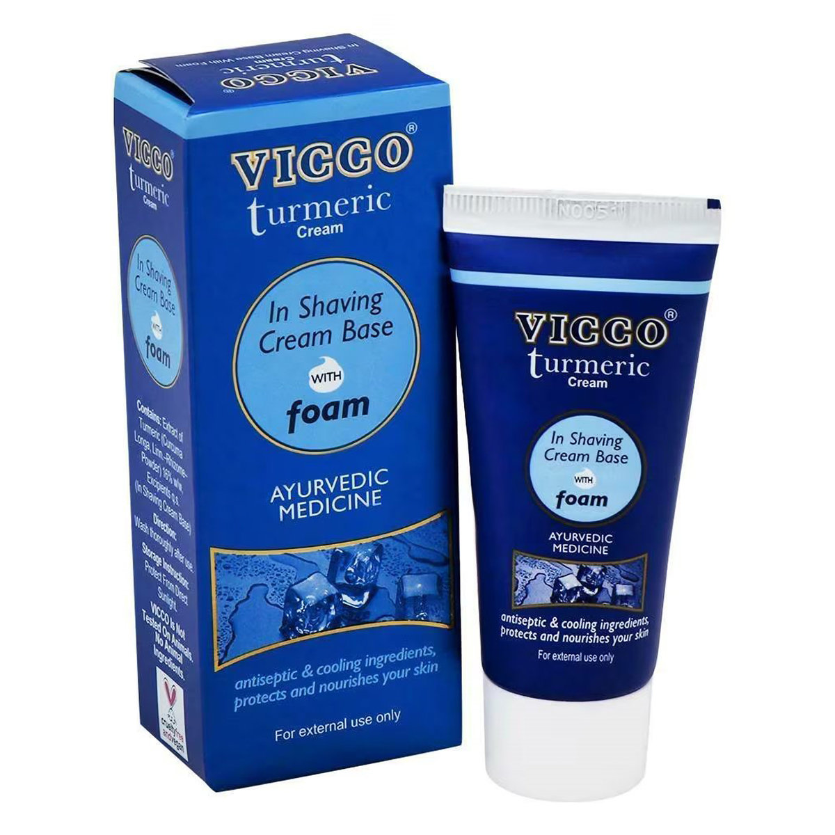 Vicco Turmeric Shaving Cream, 30 gm, Pack of 1 Vicco Turmeric Shaving Cream, 30 gm, Pack of 1