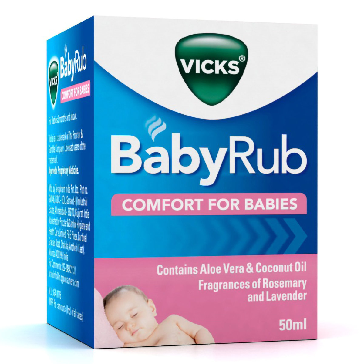 Vicks Baby Rub Balm, 50 ml, Pack of 1 Vicks Baby Rub Balm, 50 ml, Pack of 1