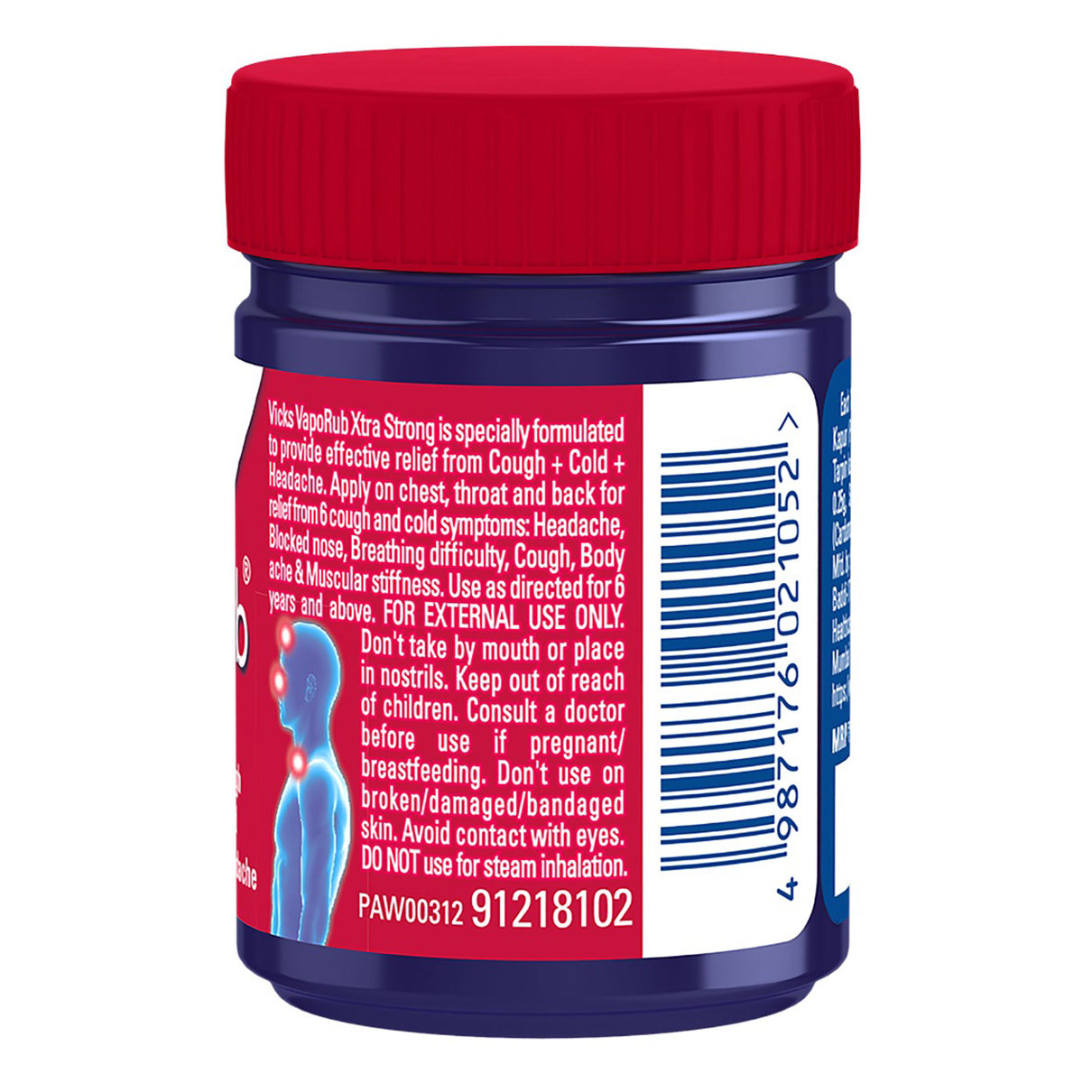 Vicks Vaporub Xtra Strong, 25 ml, Pack of 1 Vicks Vaporub Xtra Strong, 25 ml, Pack of 1