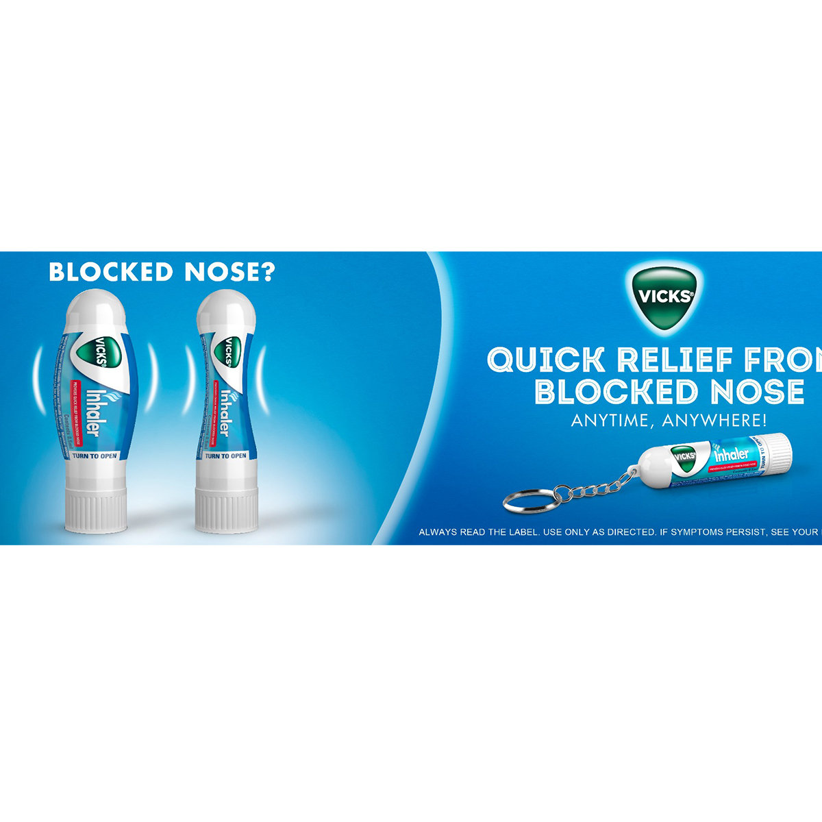 Vicks Inhaler, 2 Count, Pack of 1 Vicks Inhaler, 2 Count, Pack of 1