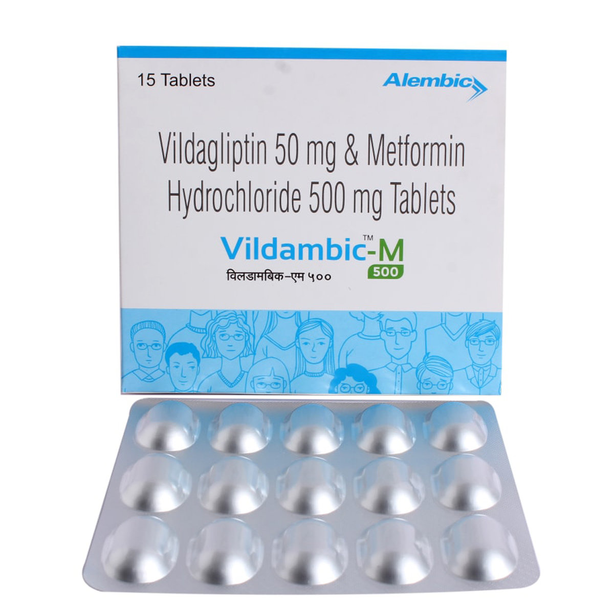 Vildambic-M 500 Tablet 15's, Pack of 15 TABLETS Vildambic-M 500 Tablet 15's, Pack of 15 TABLETS