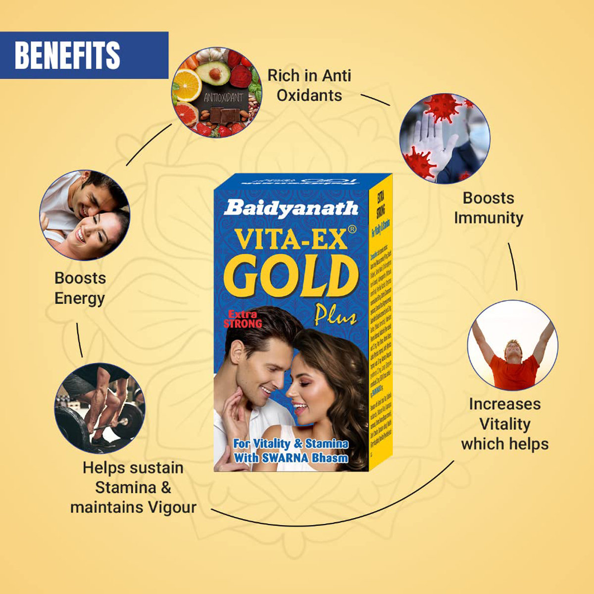 Vita-Ex Gold Plus Cap 10'S, Pack of 10 Vita-Ex Gold Plus Cap 10'S, Pack of 10