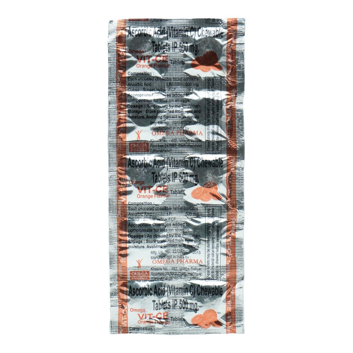 Vit-CE Chewable Tablet 10's, Pack of 10 CHEWABLE TABLETS Vit-CE Chewable Tablet 10's, Pack of 10 CHEWABLE TABLETS