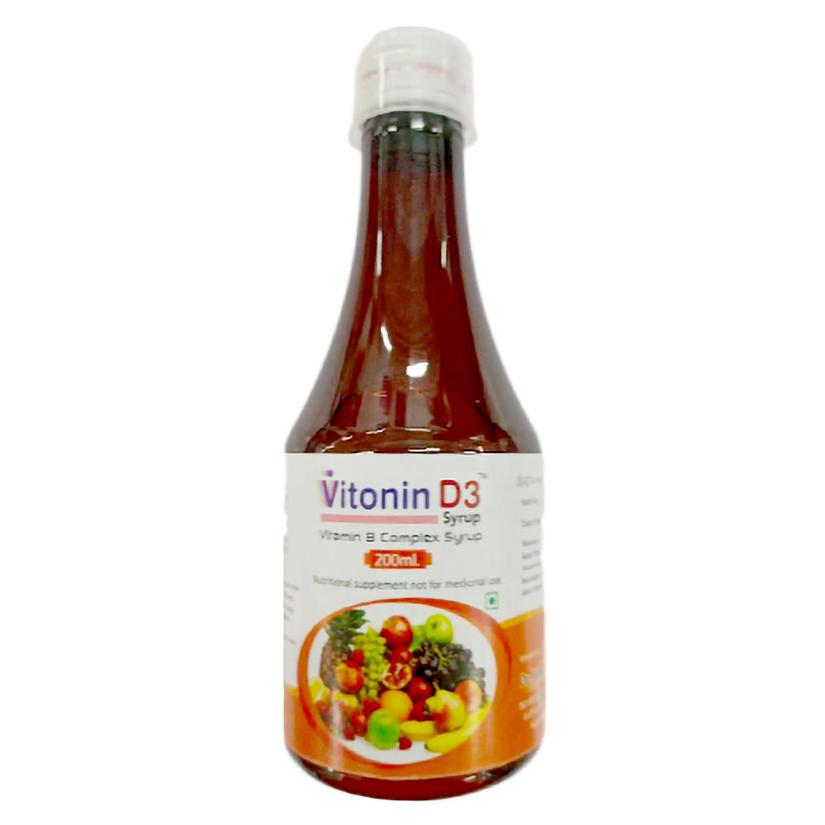 Vitonin D3 Syrup 200 ml, Pack of 1 Vitonin D3 Syrup 200 ml, Pack of 1