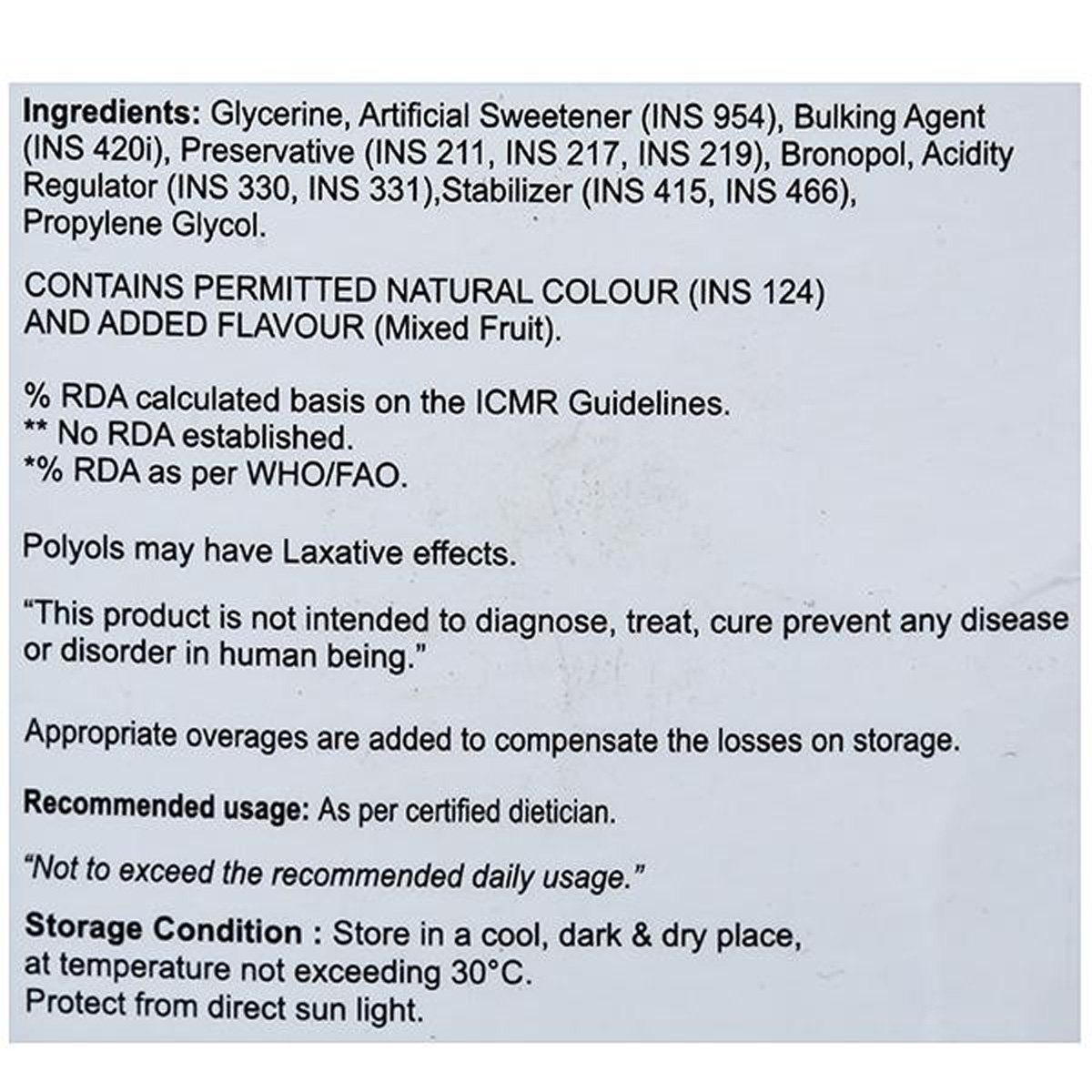 Vivoz Syrup 200 ml, Pack of 1 Vivoz Syrup 200 ml, Pack of 1