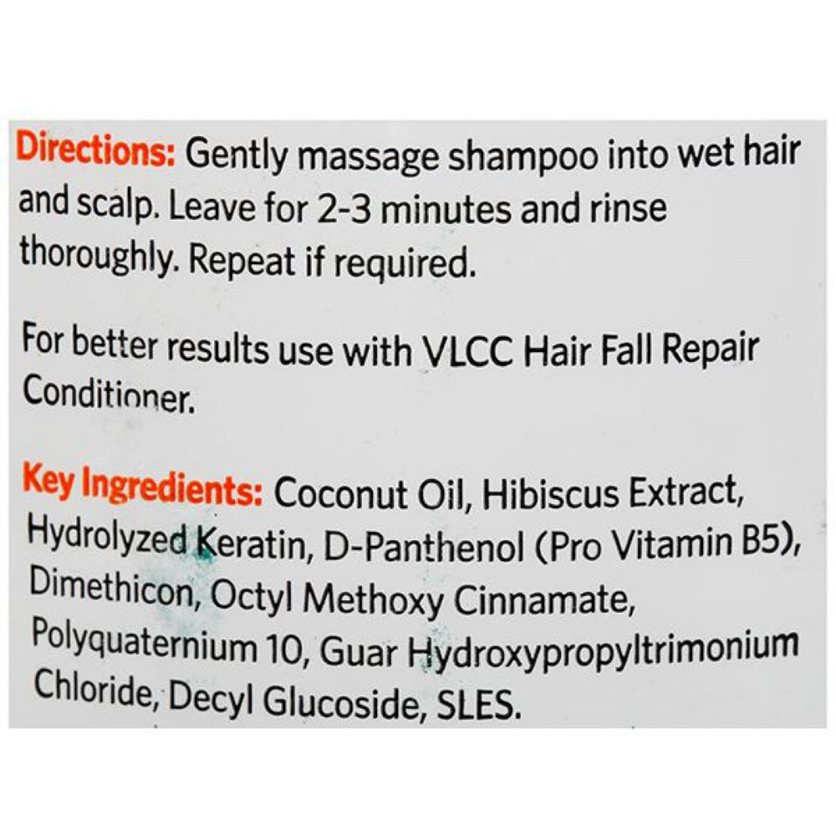 VLCC Hair Fall Repair Shampoo, 200 ml, Pack of 1 VLCC Hair Fall Repair Shampoo, 200 ml, Pack of 1
