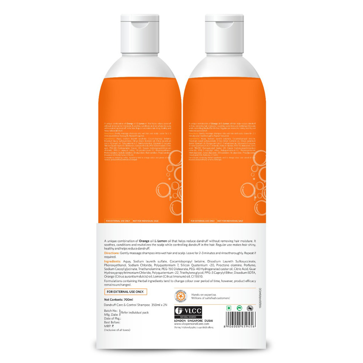 VLCC Dandruff Care & Control Shampoo, 350 ml (Buy 1 Get 1 Free), Pack of 1 VLCC Dandruff Care & Control Shampoo, 350 ml (Buy 1 Get 1 Free), Pack of 1