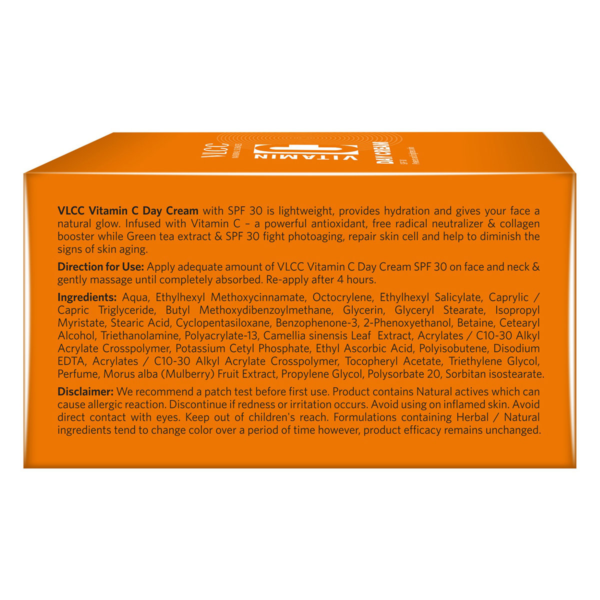 VLCC Vitamin C SPF 30 Day Cream, 50 gm, Pack of 1 VLCC Vitamin C SPF 30 Day Cream, 50 gm, Pack of 1