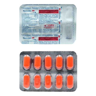 Voceclo-SP 100/325/15 Tablet 10's, Pack of 10 TABLETS