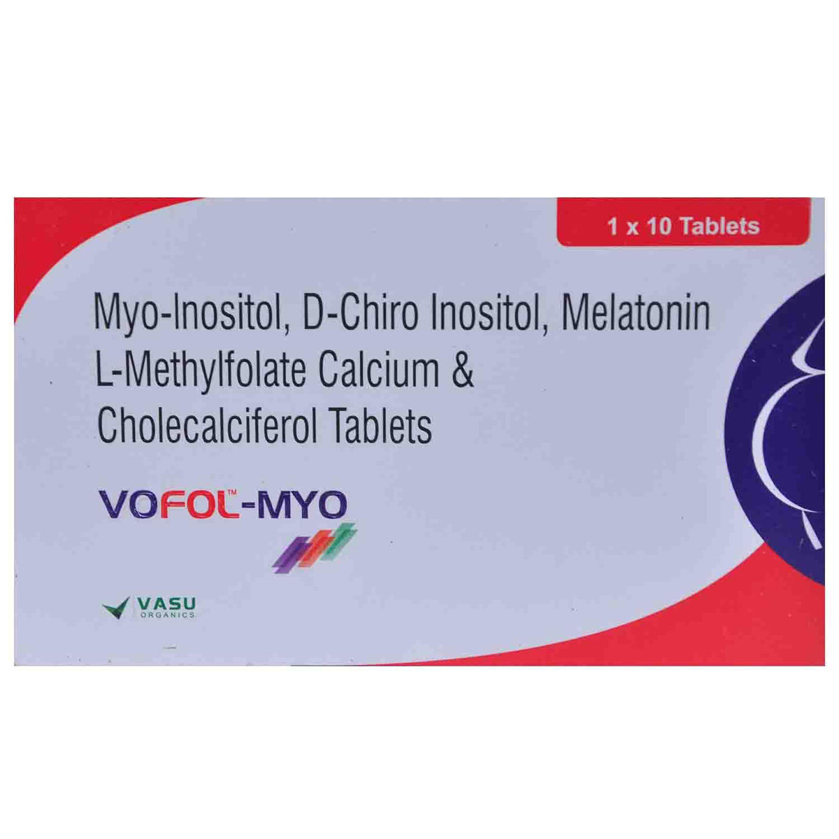 Vofol-Myo Tablet 10's, Pack of 10 Vofol-Myo Tablet 10's, Pack of 10