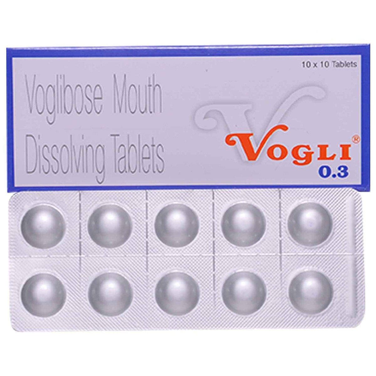 Vogli 0.3 Tablet 10's, Pack of 10 TABLETS Vogli 0.3 Tablet 10's, Pack of 10 TABLETS
