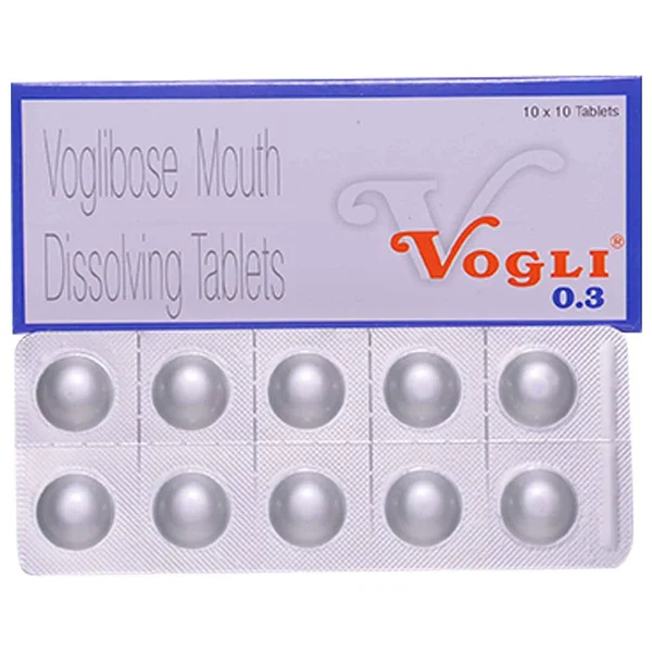 Vogli 0.3 Tablet 10's, Pack of 10 TABLETS