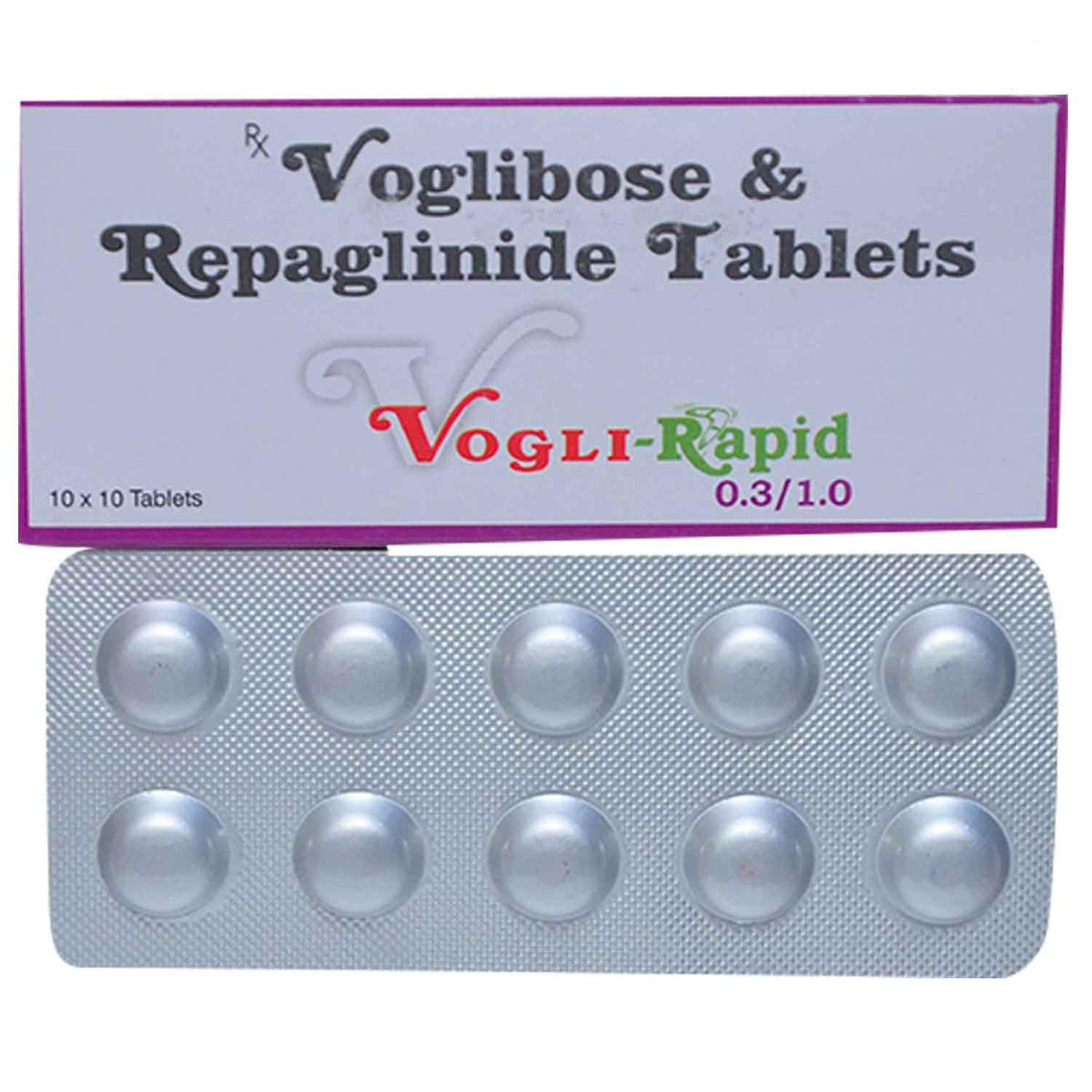 Buy Vogli Rapid 0.3/1 Tablet 10's Online