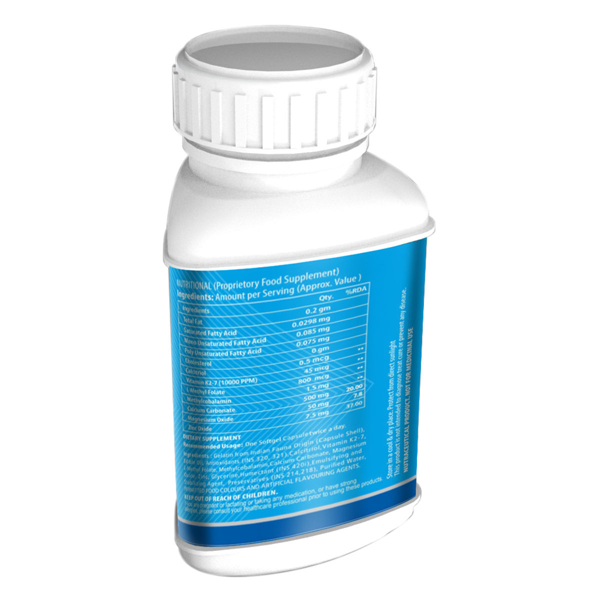 Vogue Wellness Calcium with Vitamin D3, 60 Softgel Capsules, Pack of 1 Vogue Wellness Calcium with Vitamin D3, 60 Softgel Capsules, Pack of 1