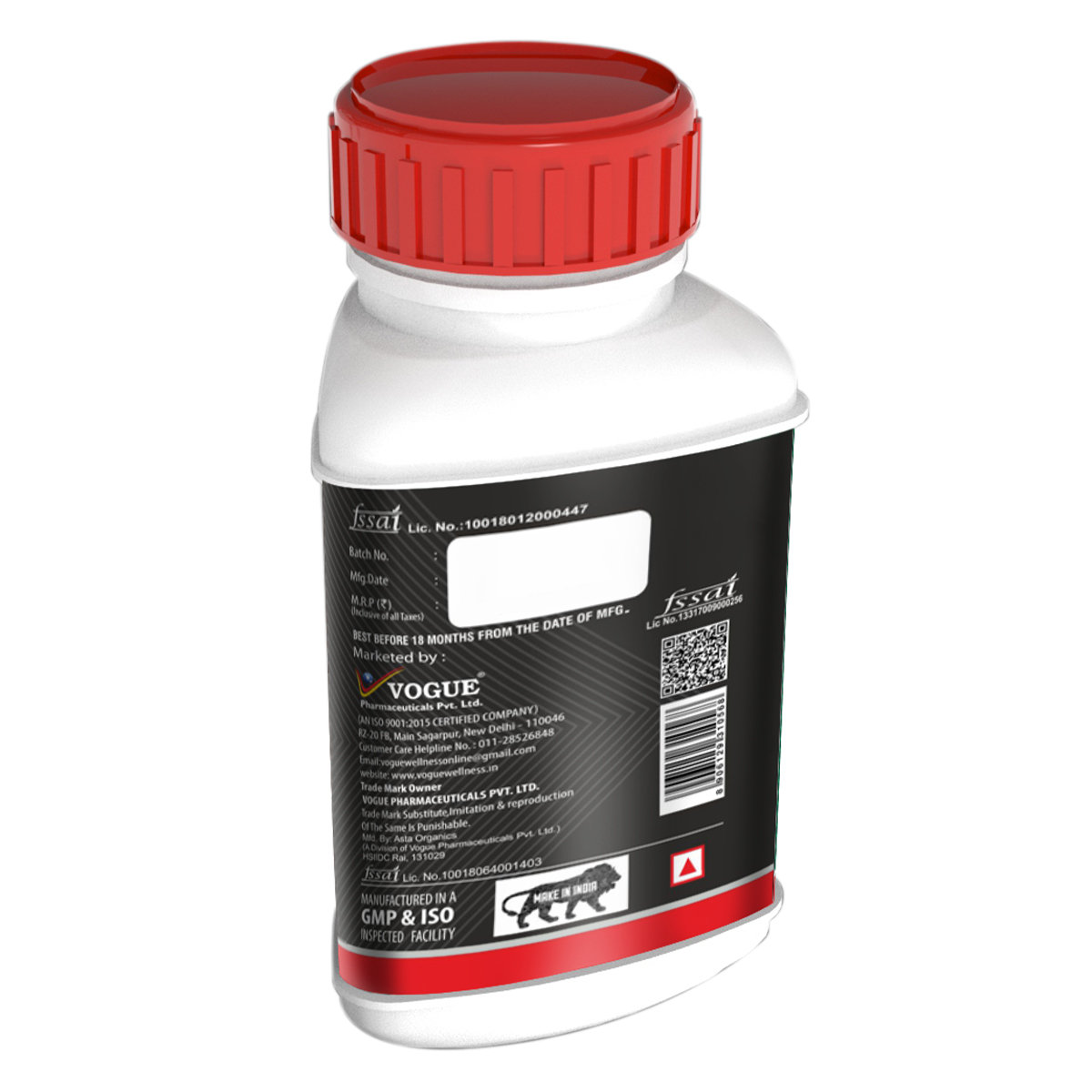 Vogue Wellness L-Arginine Maximum Strength, 60 Tablets, Pack of 1 Vogue Wellness L-Arginine Maximum Strength, 60 Tablets, Pack of 1